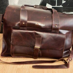 Dr. Martens AirWair 100% Leather Holdall / Weekender / Duffle Bag Brown